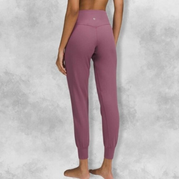 Lululemon Align Joggers High-Rise Buttery Soft Tapered Cuffs Vintage Plum W US 2 - Picture 2 of 5